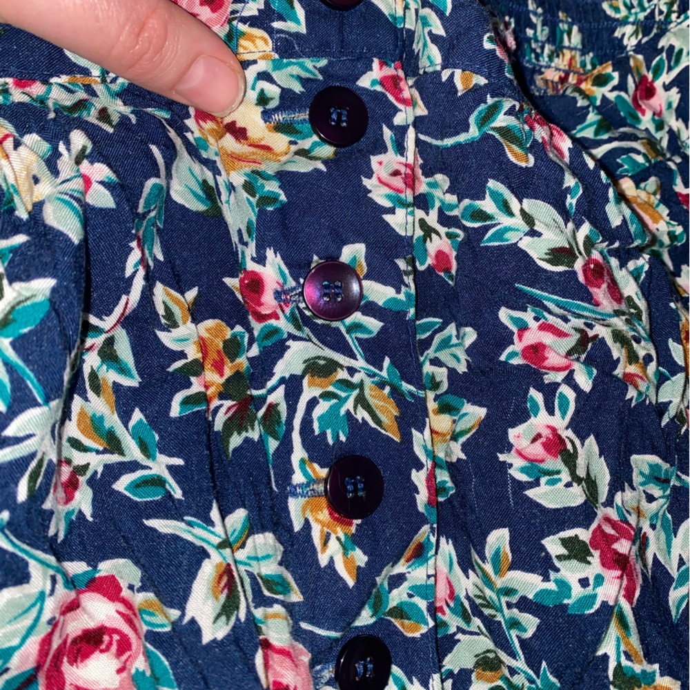 Long floral skirt